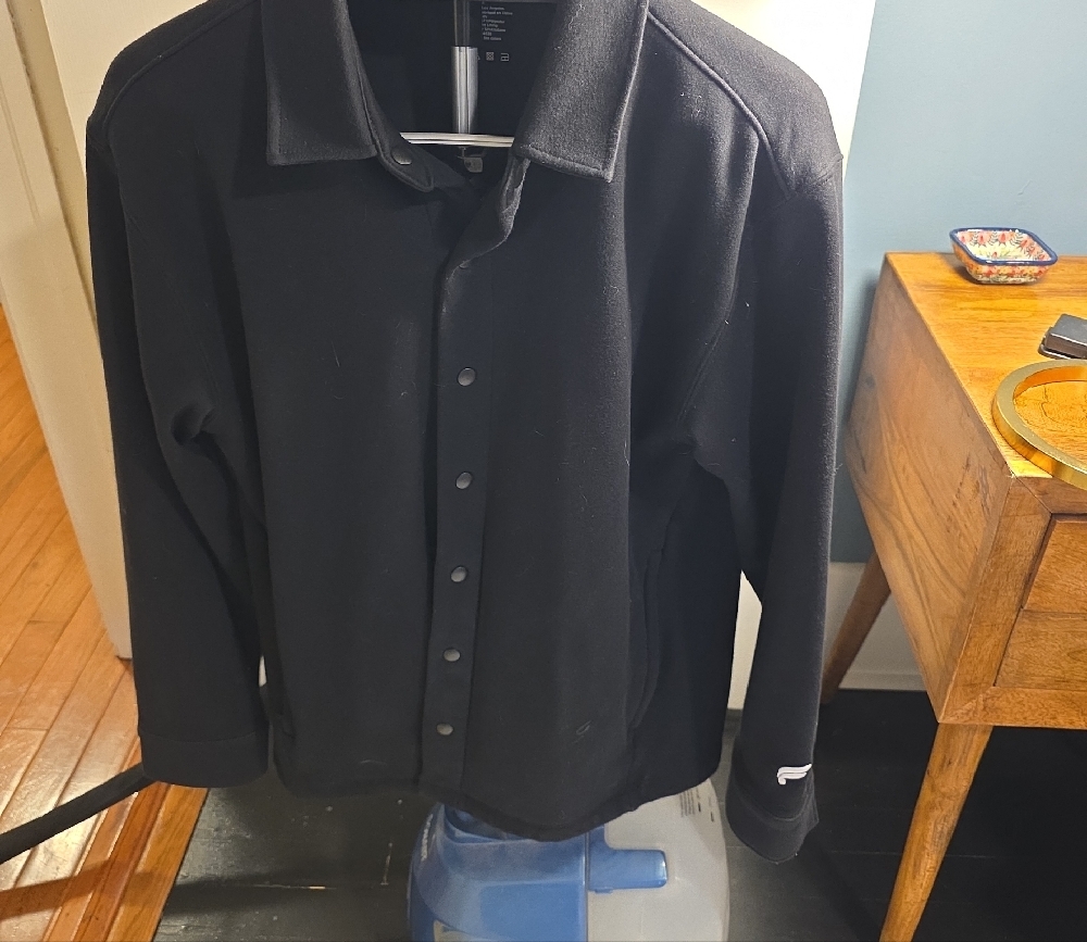 Fabletics Classic Black Shirt Jacket - image 2